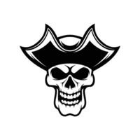 Skull Pirates Outline vector