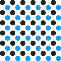 Blue and black dot pattern background. Polkadot. Dot background. Seamless pattern. for backdrop, decoration, Gift wrapping vector