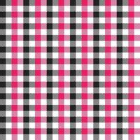 Pink and black plaid pattern with oblique line inside background. plaid pattern background. plaid background. Seamless pattern. for backdrop, decoration, gift wrapping, gingham tablecloth, blanket. vector