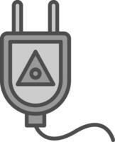 Plug Vector Icon Design