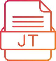 JT File Format Icon vector