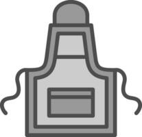 Apron Vector Icon Design