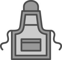 Apron Vector Icon Design