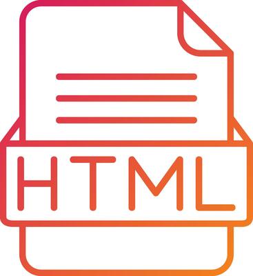 HTML File Format Icon