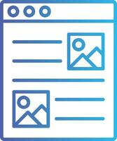 Blog Vector Icon