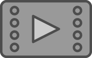 Video player Vector Icon Design