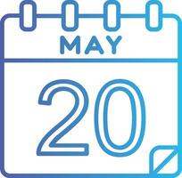 20 May Vector Icon