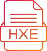 HEX File Format Icon vector