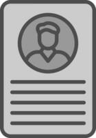 Profile Vector Icon Design