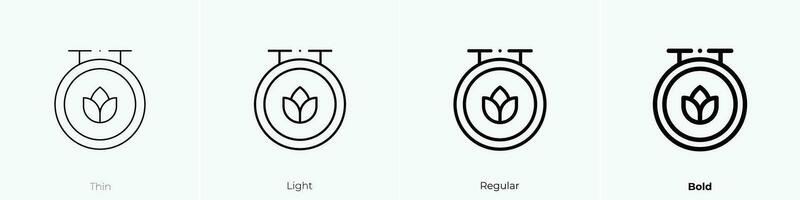 costura icono. delgado, luz, regular y negrita estilo diseño aislado en blanco antecedentes vector