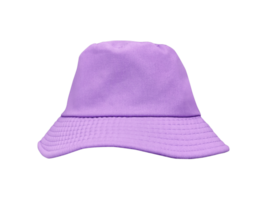 Purple bucket hat isolated PNG transparent