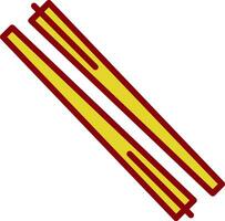 Chopsticks Vector Icon Design