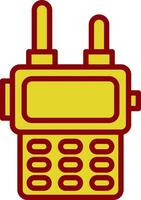 Walkie talkie Vector Icon Design