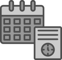 Schedule Vector Icon Design