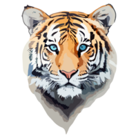 tiger head clip art png