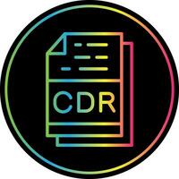 Cdr File Format Vector Icon Design