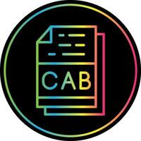 CAB File Format Vector Icon Design