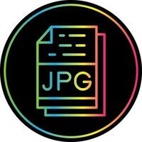 Jpg File Format Vector Icon Design