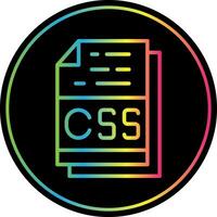 Css File Format Vector Icon Design