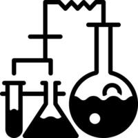 solid icon for science research vector