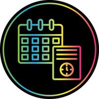 Schedule Vector Icon Design