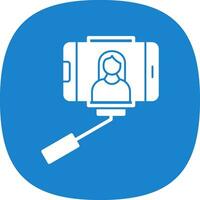 Selfie stick Vector Icon Design