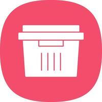 Food Container Vector Icon Design