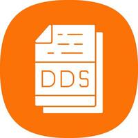 Dds File Format Vector Icon Design