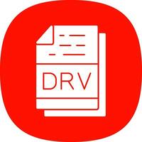 Drv File Format Vector Icon Design