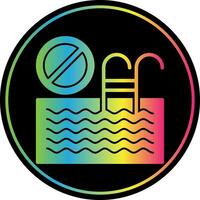 Swimming pool Ban Vector Icon Design