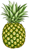 ananas illustratie ai generatief png