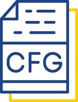Cfg File Format Vector Icon Design
