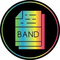 banda vector icono diseño