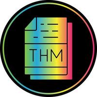 thm vector icono diseño