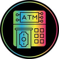 Atm machine Vector Icon Design