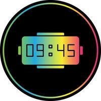 Digital clock Vector Icon Design