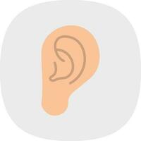 Ear Vector Icon Design