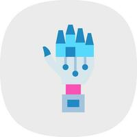 Robot hand Vector Icon Design