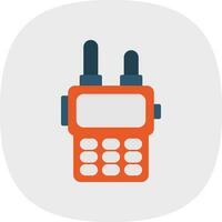 Walkie talkie Vector Icon Design