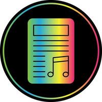 Playlist Vector Icon Design