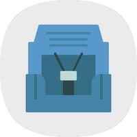 Car seat Vector Icon Design