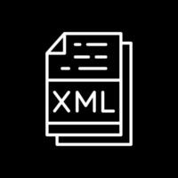 Xml File Format Vector Icon Design