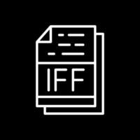 IFF File Format Vector Icon Design