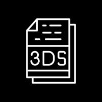 3ds File Format Vector Icon Design