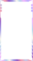 futuristic gaming frame border transparent background png