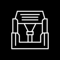 Car seat Vector Icon Design