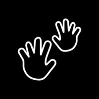 diseño de icono de vector de mano