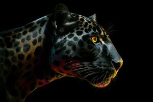 Black panther. Generate Ai photo