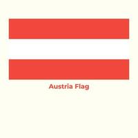 The Austria Flag vector