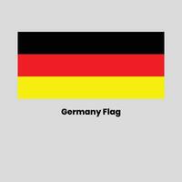 The Germany Flag vector